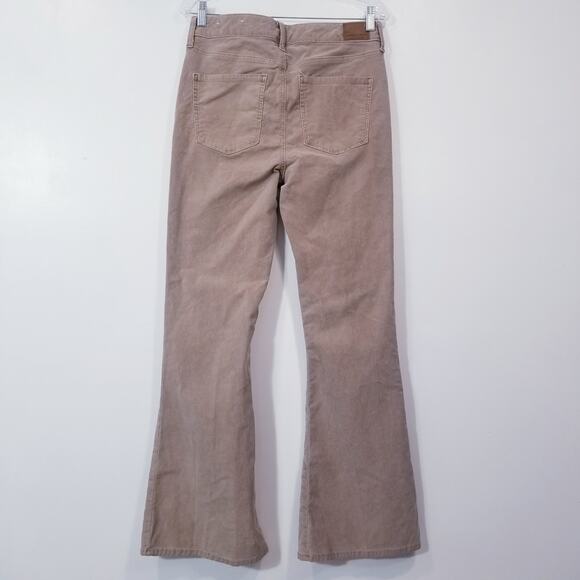 AEO American Eagle Corduroy Button Fly Super Hi-Rise Flare Pants - Picture 4 of 16